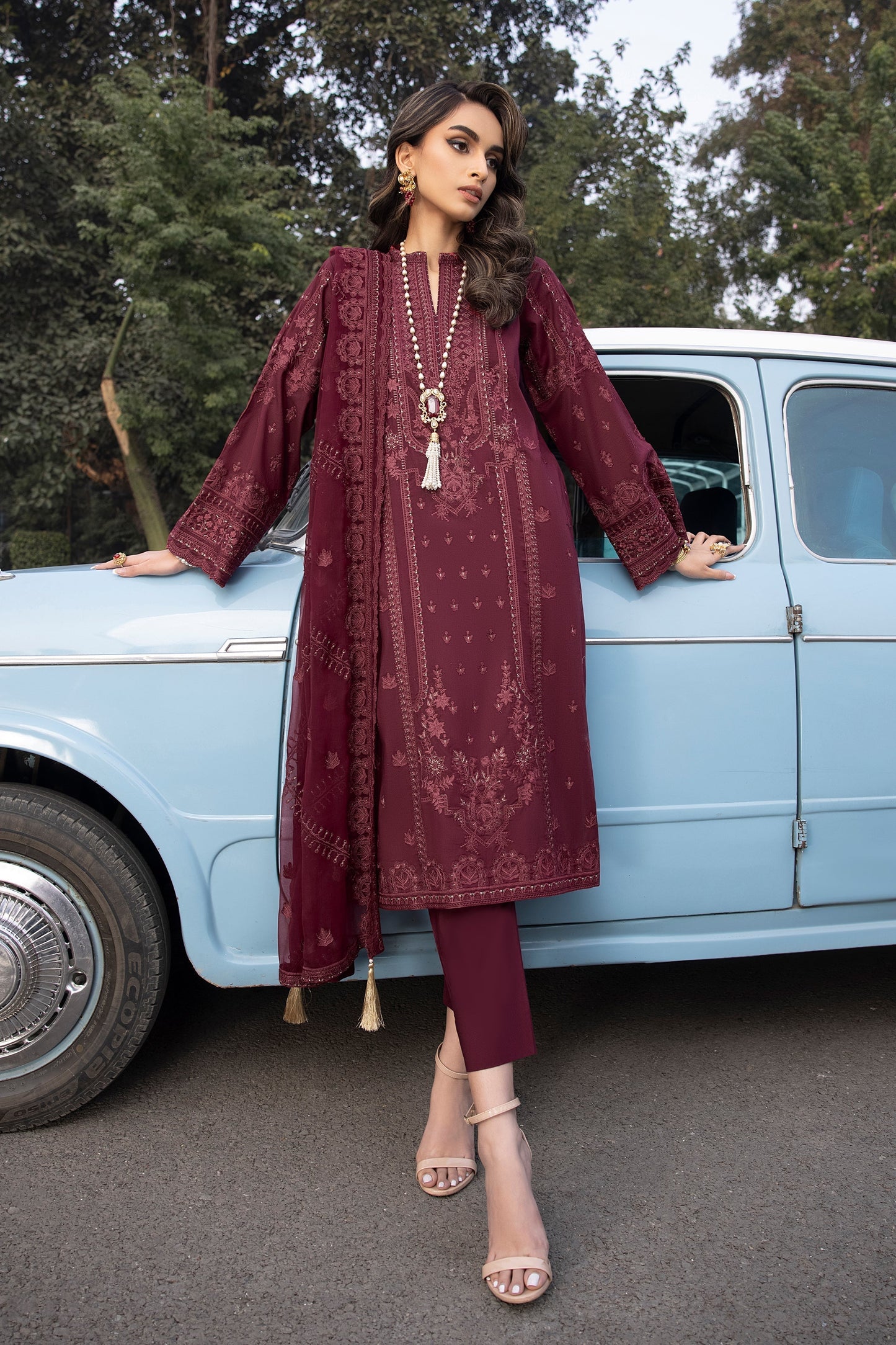 LSM | Spring Embroidered 24 | A-10 - House Of Anaya
