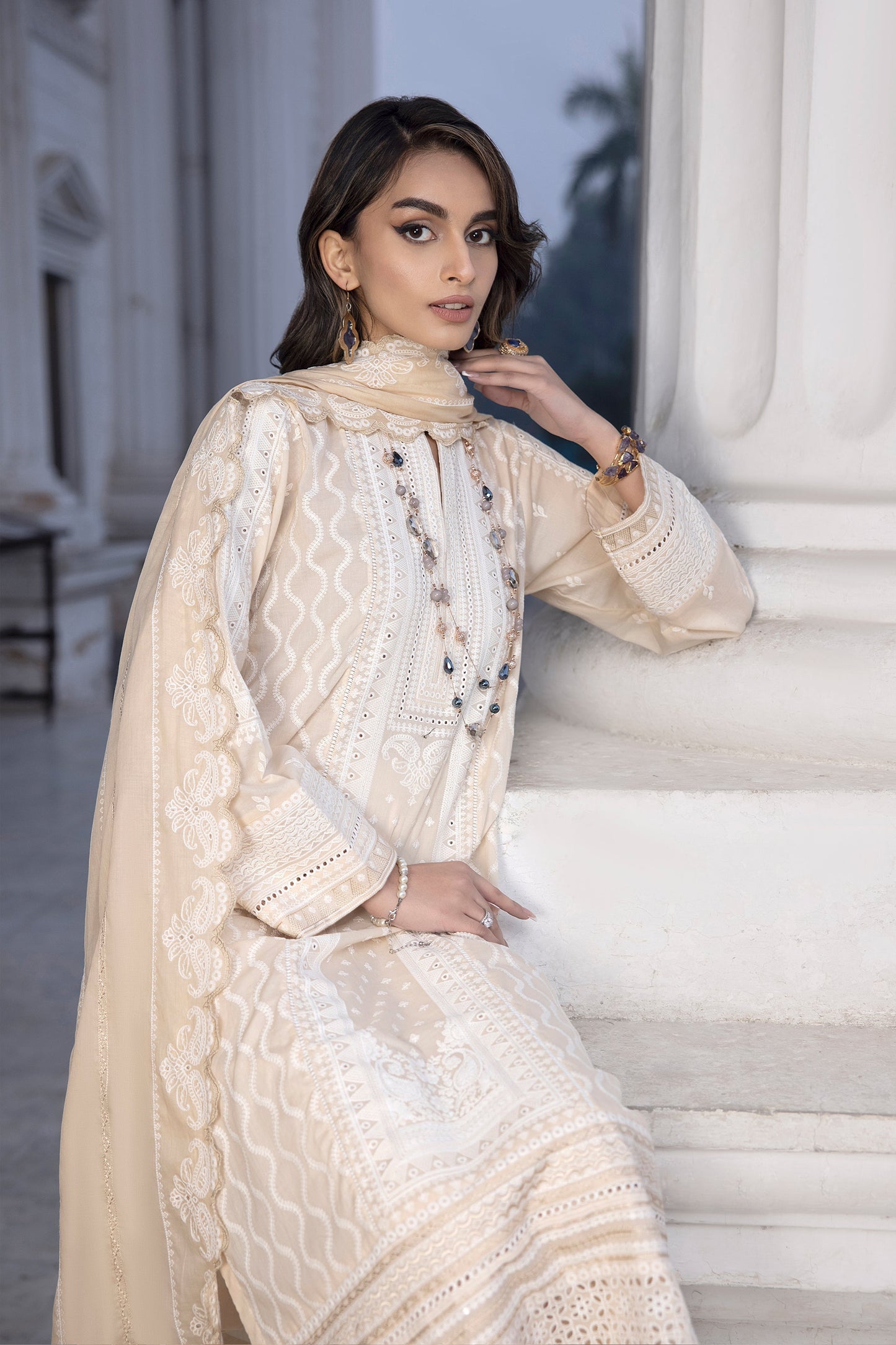 LSM | Spring Embroidered 24 | A-6 - House Of Anaya