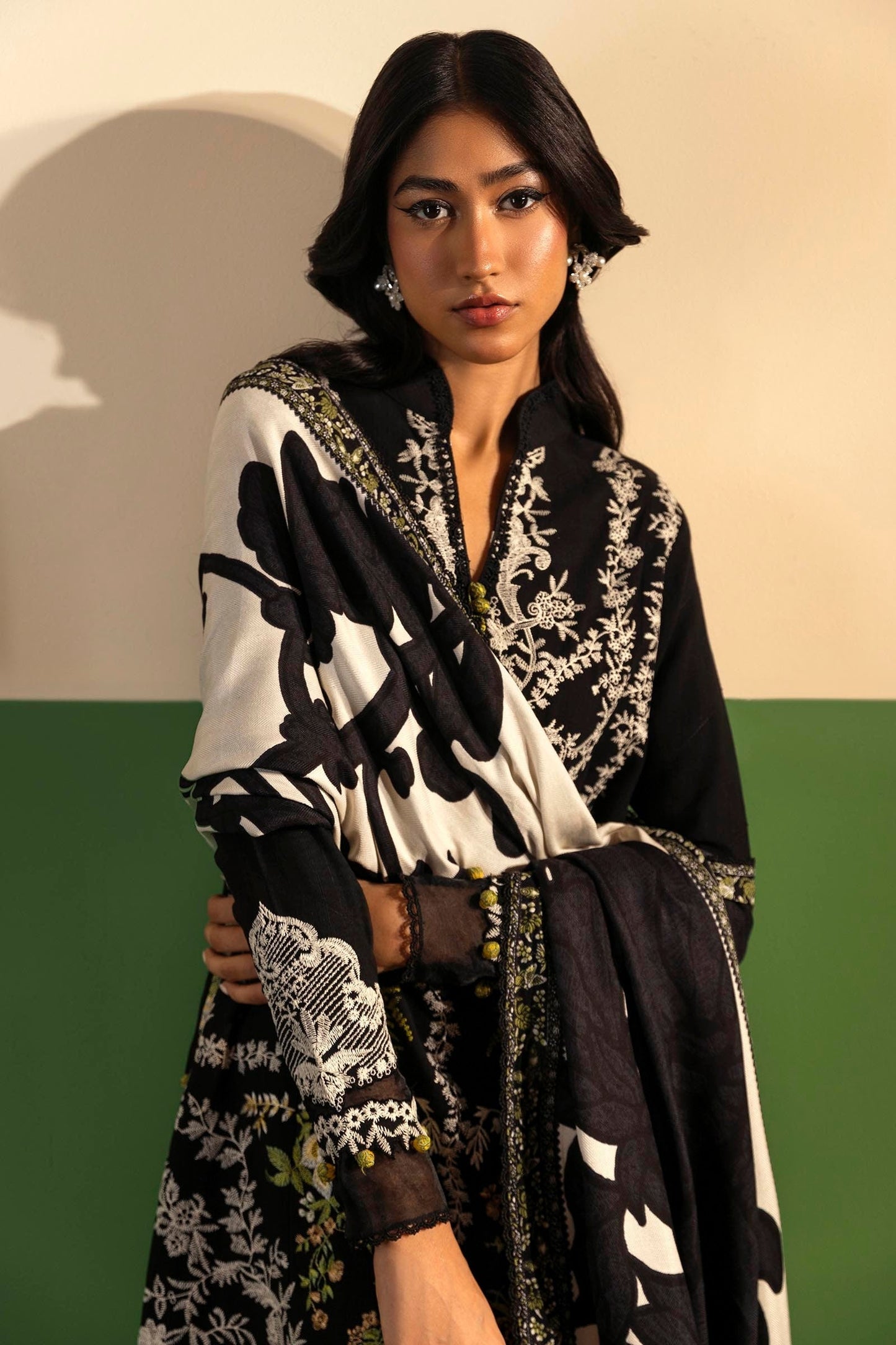 Sana Safinaz | Muzlin Winter 2024 | M243-012B-3AP