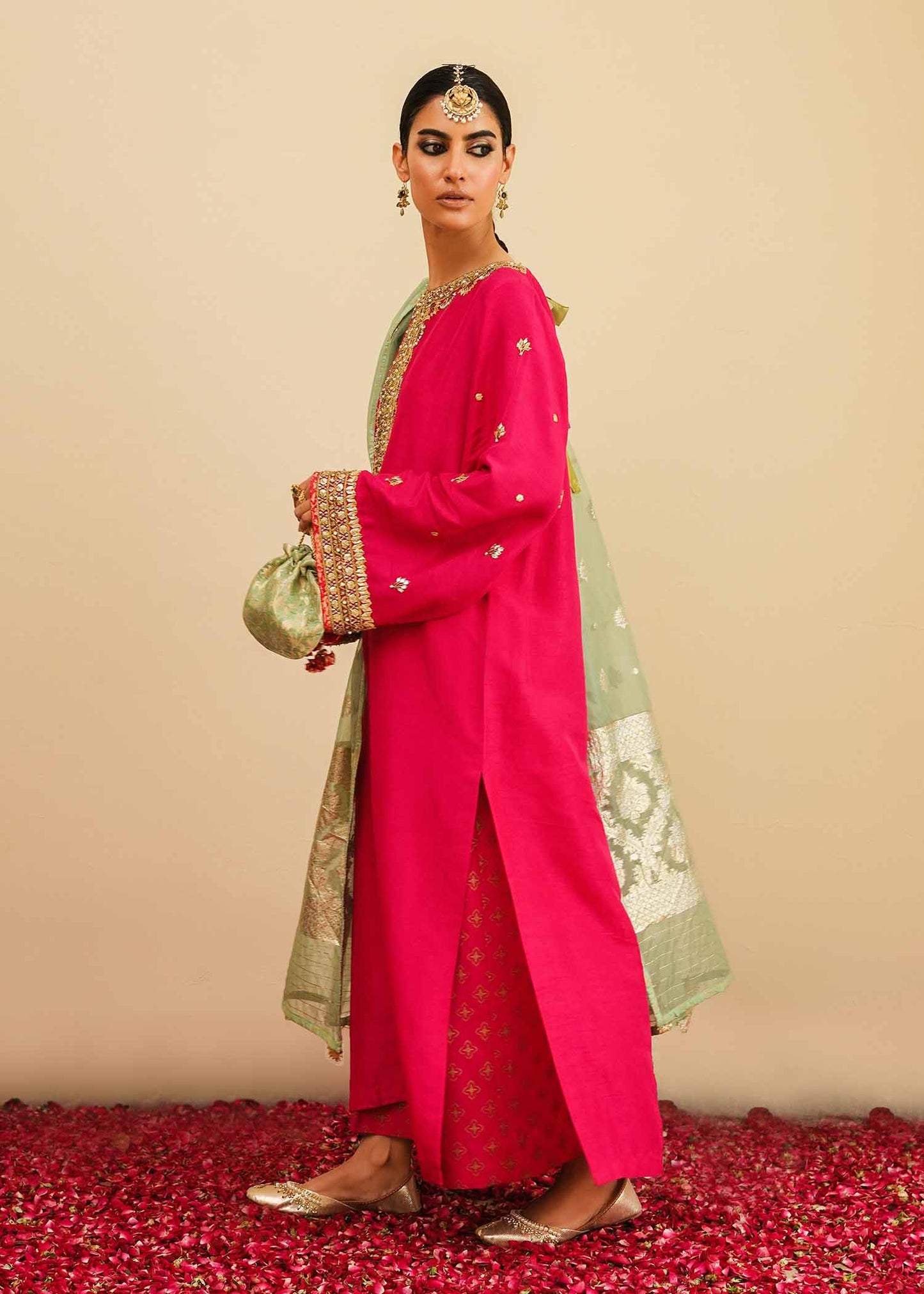 Mahgul | Eid Edit 2024 | Fuschia Rose - House Of Anaya