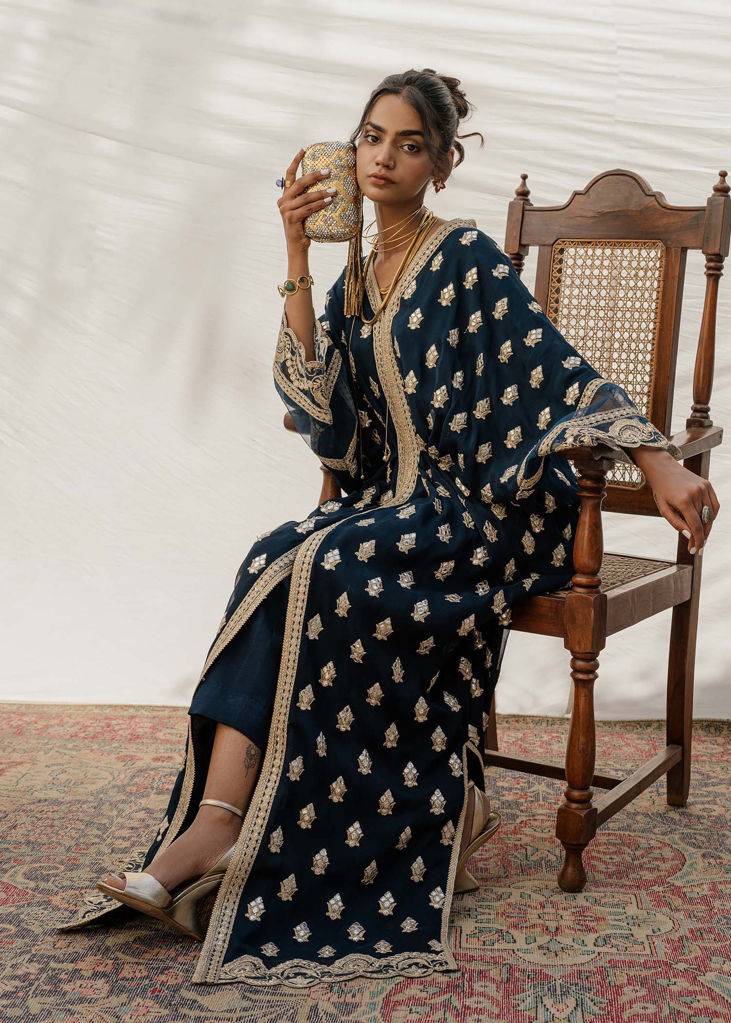 Mahgul | Eid Edit 2024 | Indigo Mirror - House Of Anaya
