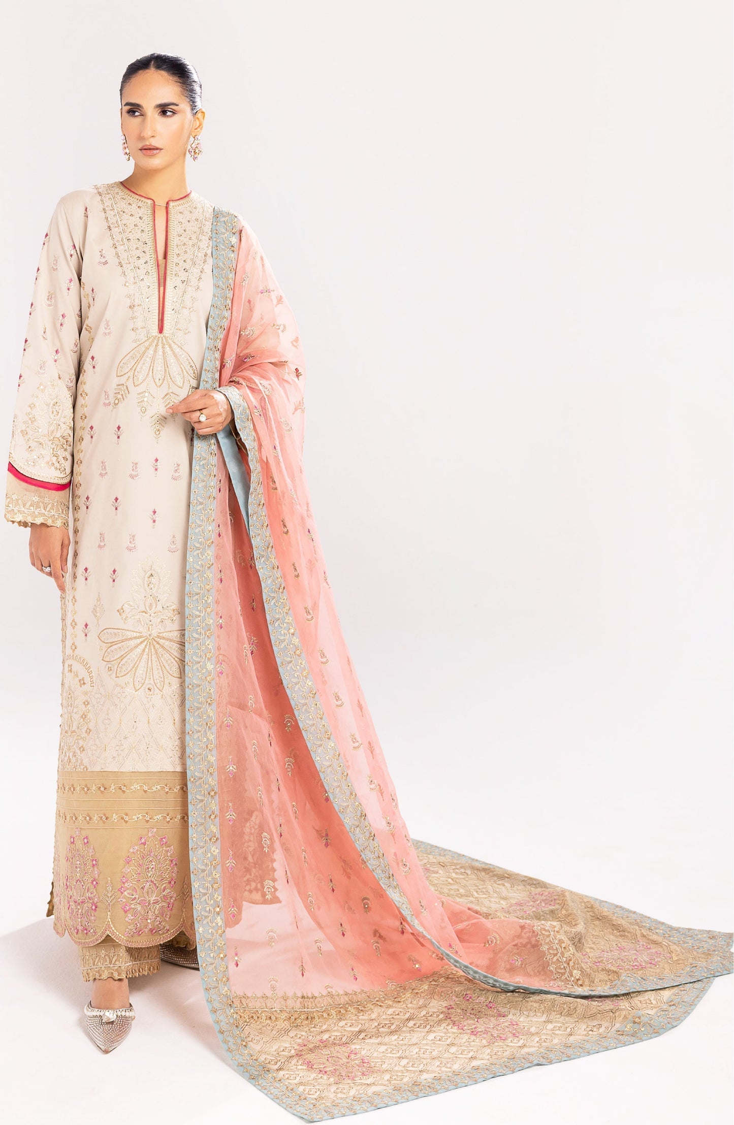 Maryum N Maria | Eid Luxury Lawn 24 | Alizeh - House Of Anaya