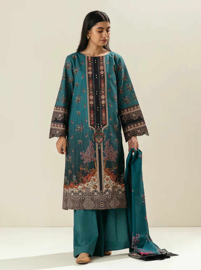 Morbagh | Lawn Collection 24 | EMERALD ABUNDANCE - House Of Anaya