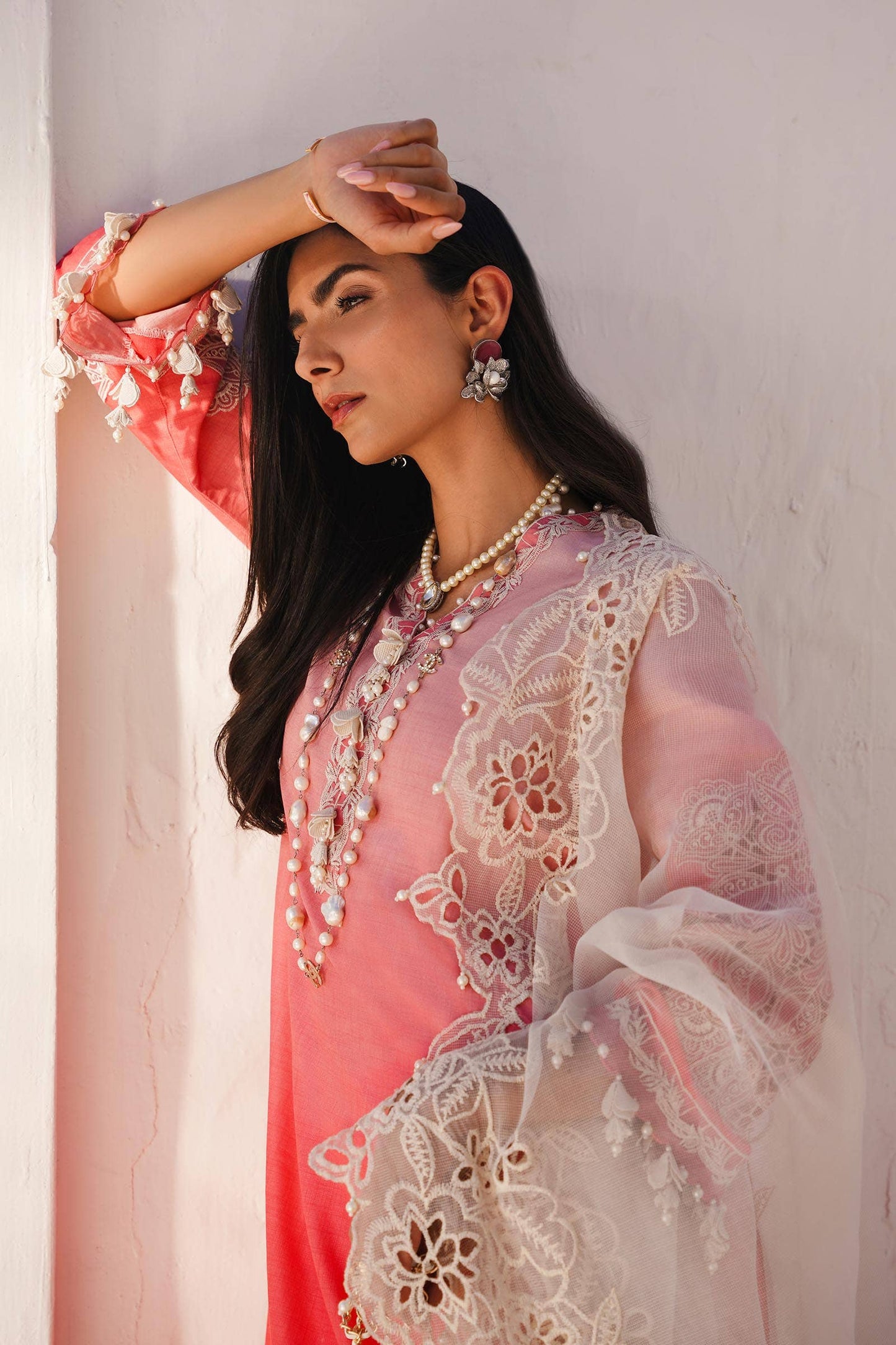 Sana Safinaz | Muzlin Spring 24 | M241-017A-CW - House Of Anaya