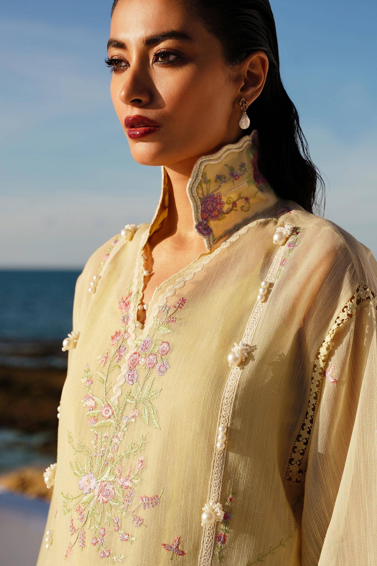 Sana Safinaz | Muzlin Spring 24 | M241-005B-CL - House Of Anaya