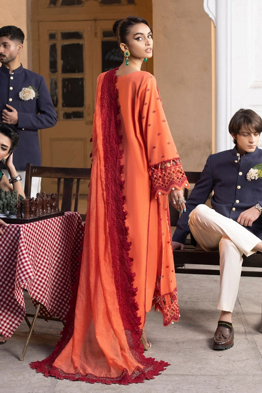 Ittehad | Embroidered Lawn | I-18 - House Of Anaya