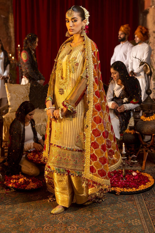 Raeesa Premium | Saf e Awwal Wedding Formals | D-7 - House Of Anaya