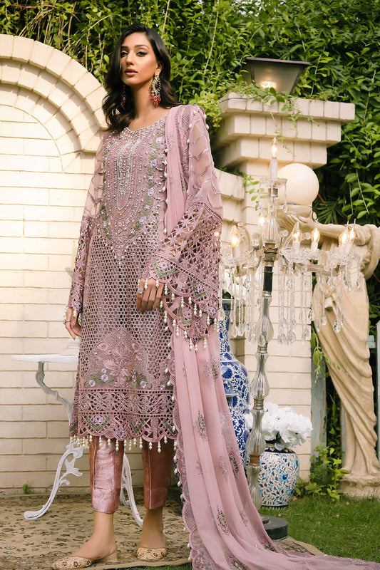Raeesa Premium | Wajadan Wedding Formals | WD-7 Opera Mauve - House Of Anaya