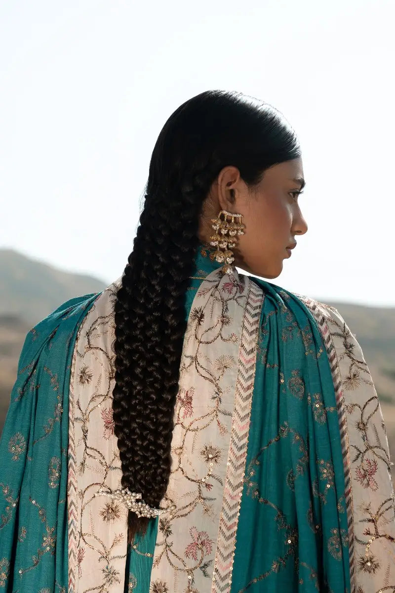 Sana Safinaz | Winter Luxury 23 | S231-005B-CP - House Of Anaya