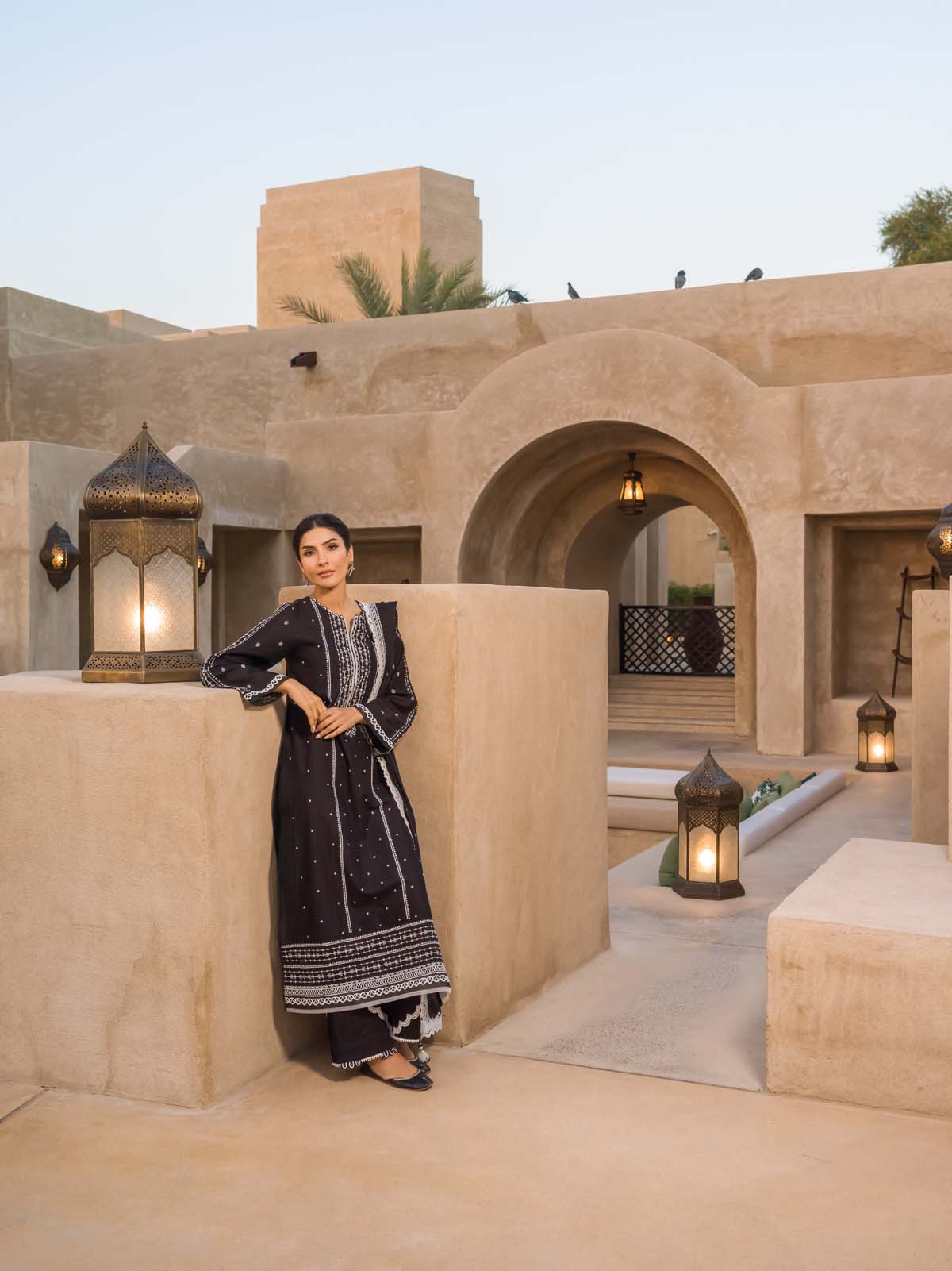 Sahar | Mirage Spring Luxury 24 | Chikankari 3 Piece - House Of Anaya