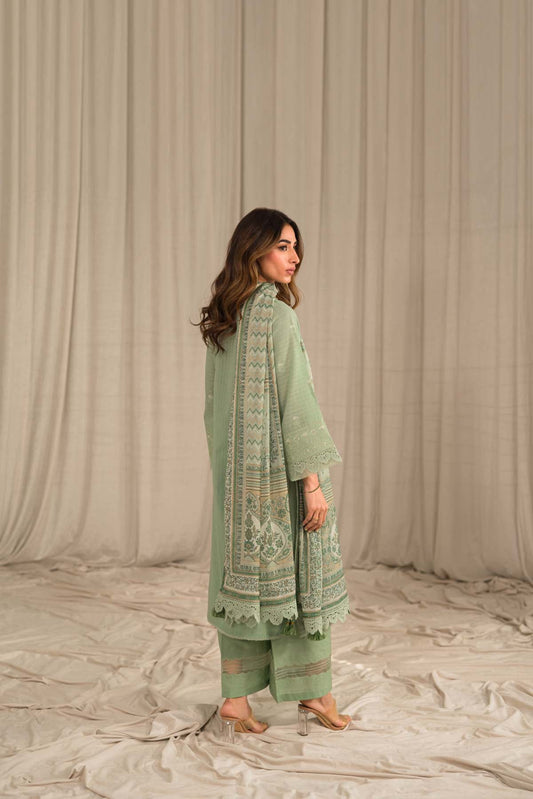 Sahar | Mirage Spring Luxury 24 | Textured Lawn 3 Piece (Embroidered) - House Of Anaya