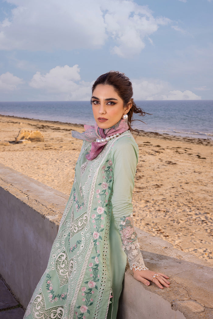 Saira Rizwan | Luxury Lawn 24 | KESHI - SRLL24-02 - House Of Anaya