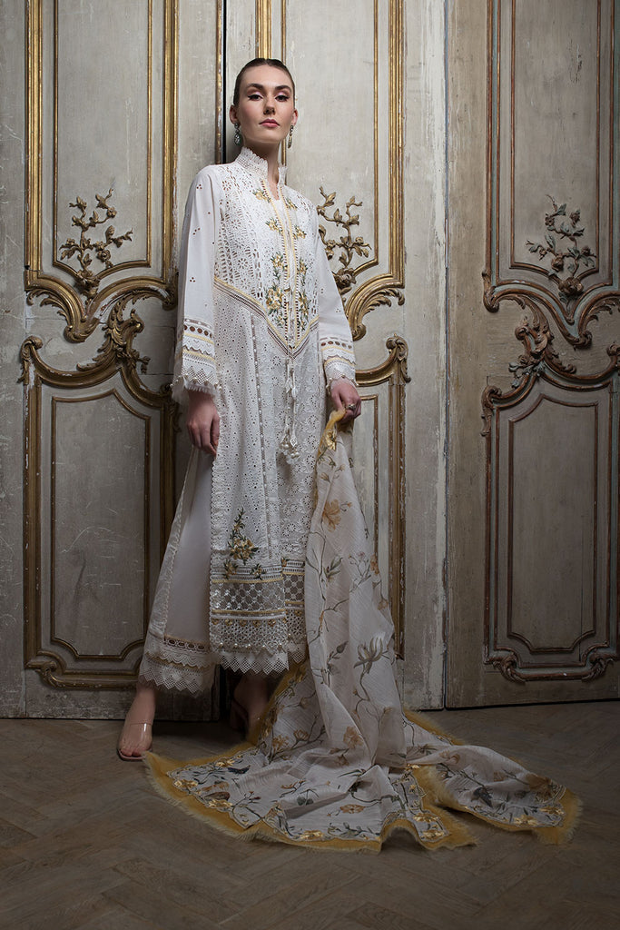 Sobia Nazir | Luxury Lawn 24 | DESIGN 3A - House Of Anaya