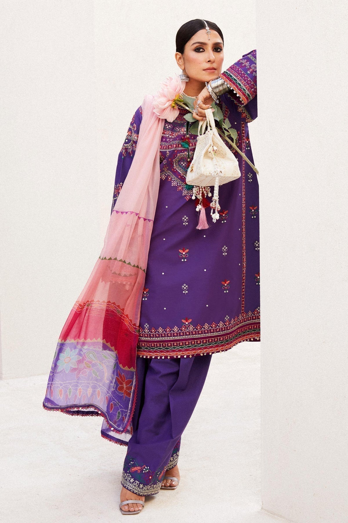 Zara Shahjahan | Luxury Lawn 24 | LAMIA-7B - House Of Anaya