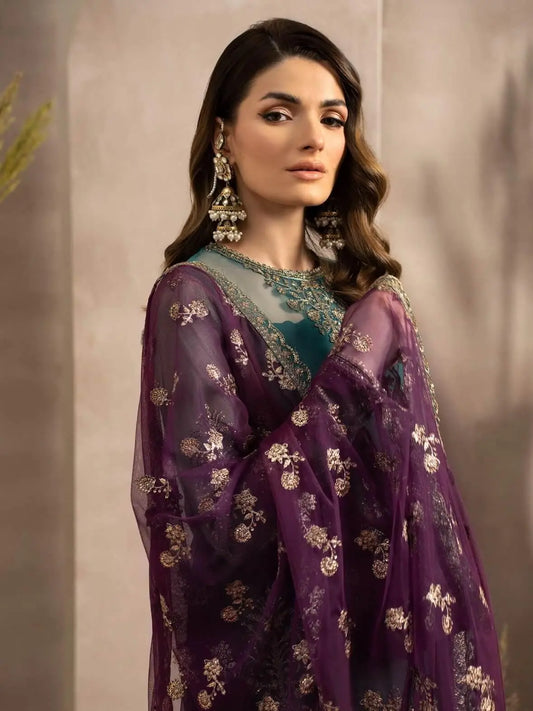 Naqsh by Zarif Festive Formal 3 Piece Suit ZRN-06 ELISE - House Of Anaya