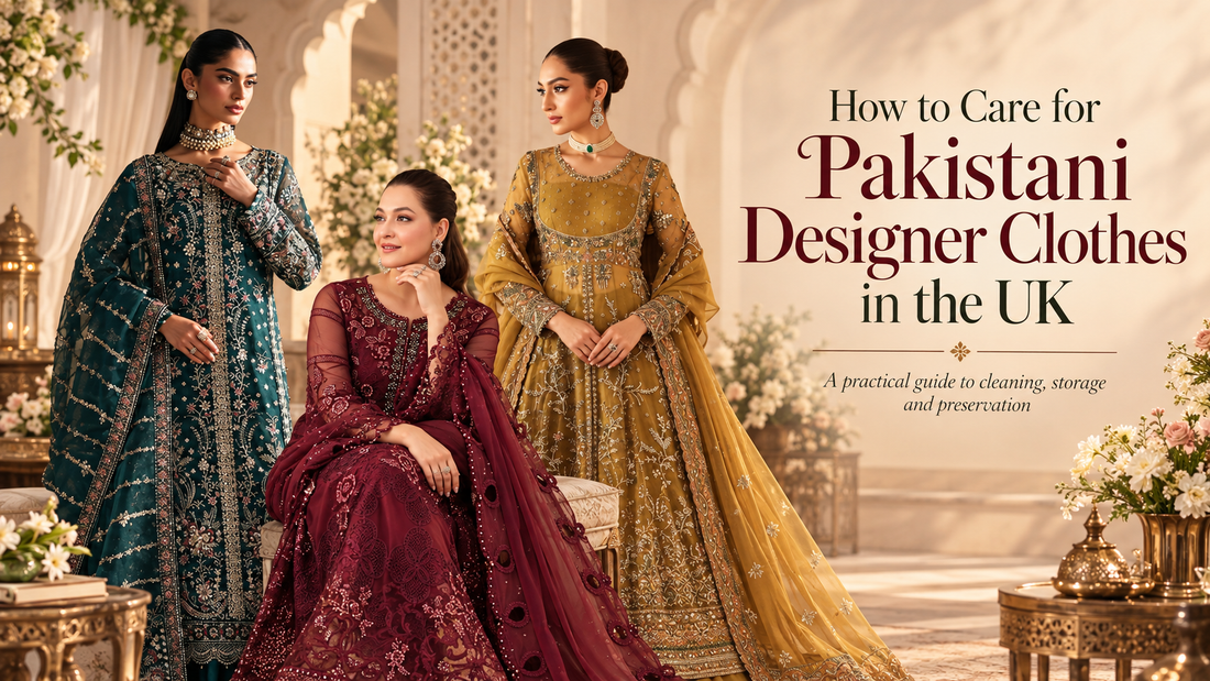 How to Care for Pakistani Designer Clothes in the UK