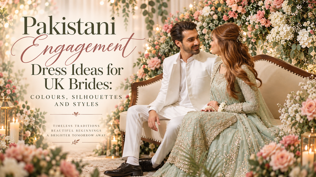 Pakistani Engagement Dress Ideas for UK Brides: Colours, Silhouettes and Styles