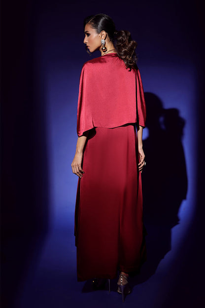 Wardha Saleem | Luxury Pret Fusion Wear | VEGA DRAPE (2PC) - House Of Anaya