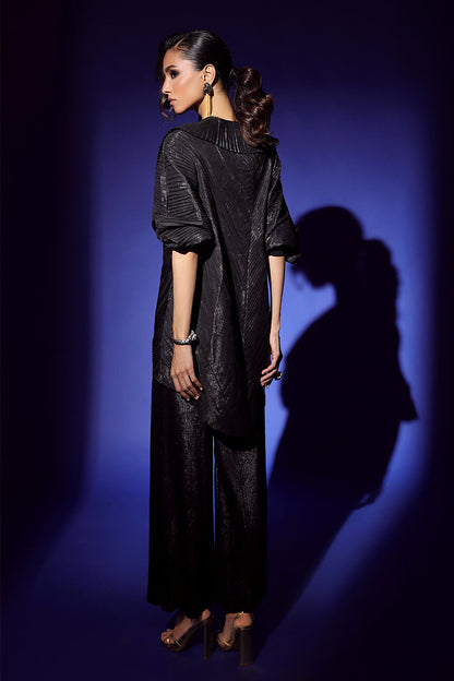 Wardha Saleem | Luxury Pret Fusion Wear | NOIR (3PC) - House Of Anaya