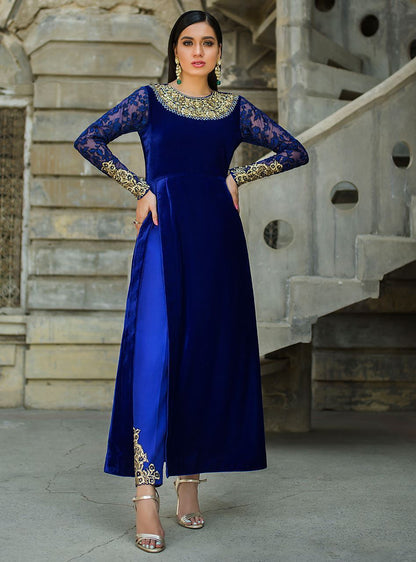 Zainab Chottani | Semi Formals | VIVA LA COBALT - House Of Anaya