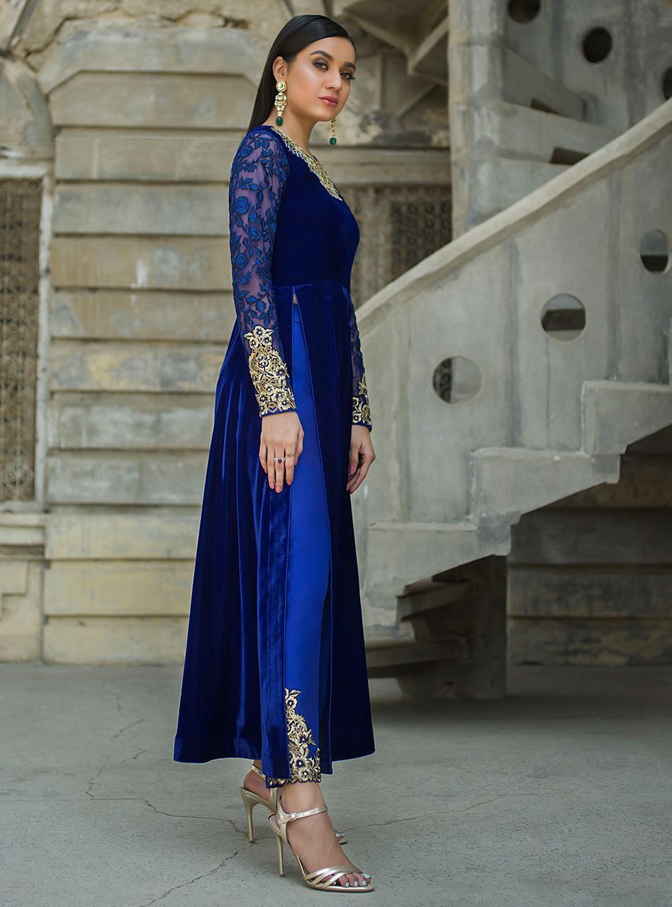 Zainab Chottani | Semi Formals | VIVA LA COBALT - House Of Anaya