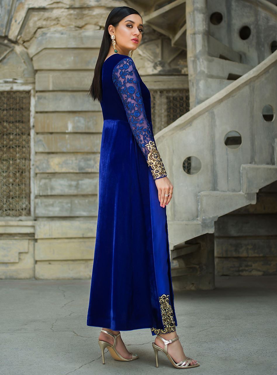 Zainab Chottani | Semi Formals | VIVA LA COBALT - House Of Anaya