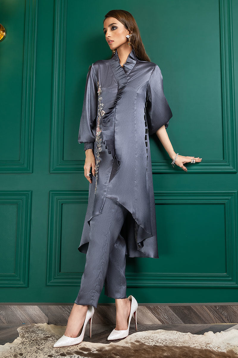 Wardha Saleem | Luxury Pret Fusion Wear | WS22-031 - House Of Anaya