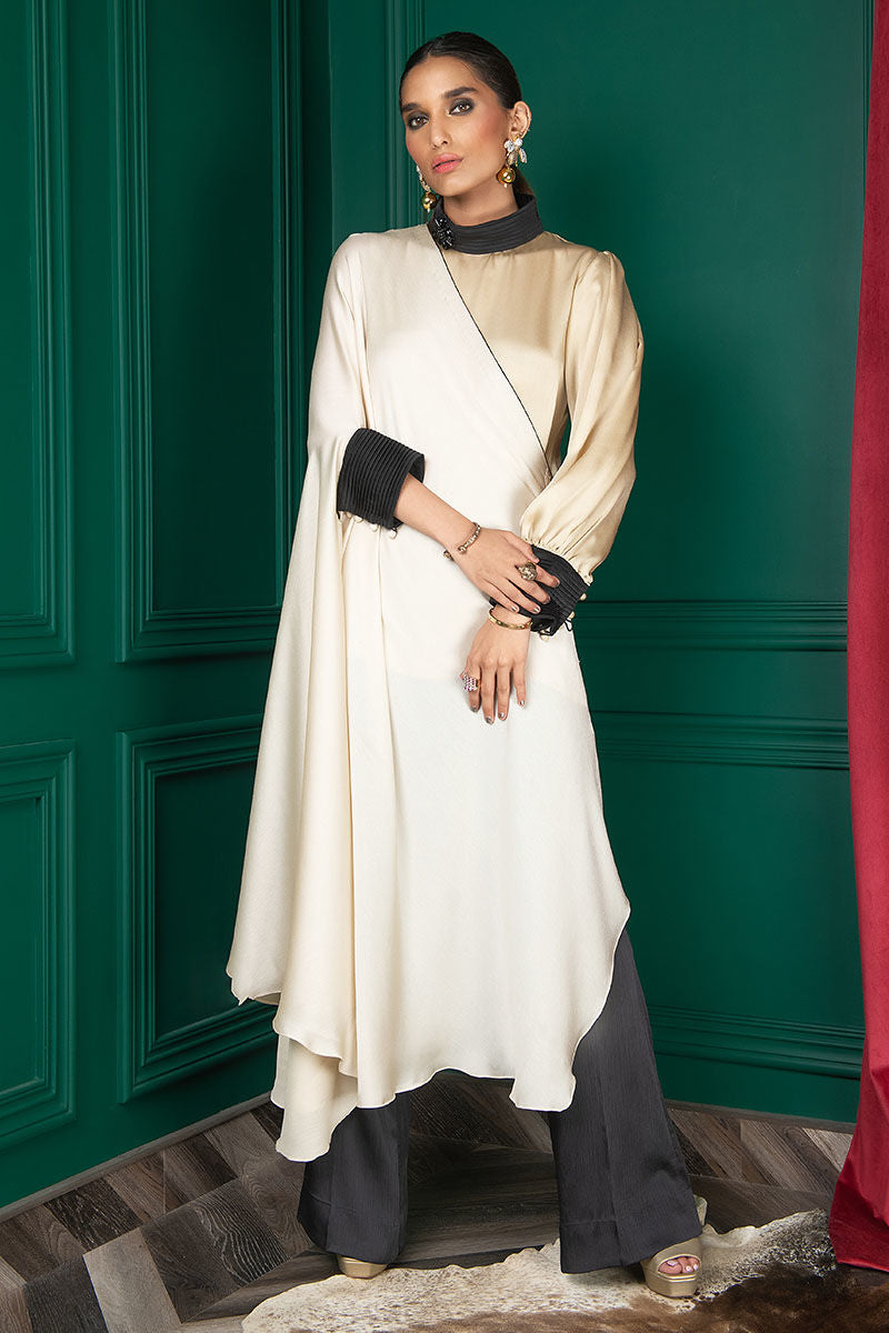 Wardha Saleem | Luxury Pret Fusion Wear | WS22-023 - House Of Anaya
