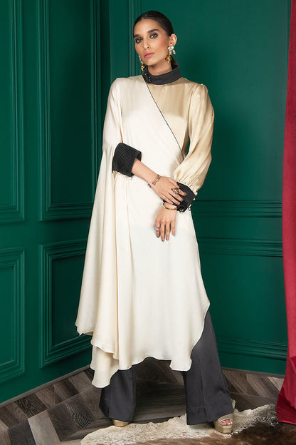 Wardha Saleem | Luxury Pret Fusion Wear | WS22-023 - House Of Anaya