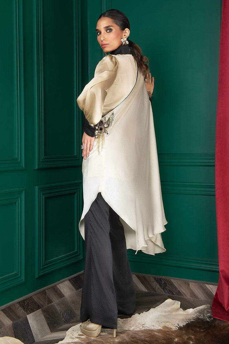 Wardha Saleem | Luxury Pret Fusion Wear | WS22-023 - House Of Anaya
