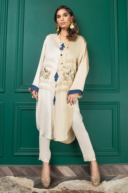 Wardha Saleem | Luxury Pret Fusion Wear | WS22-033 - House Of Anaya