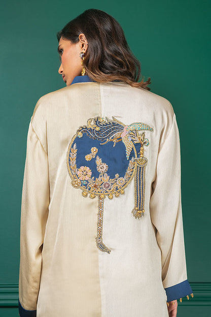 Wardha Saleem | Luxury Pret Fusion Wear | WS22-033 - House Of Anaya