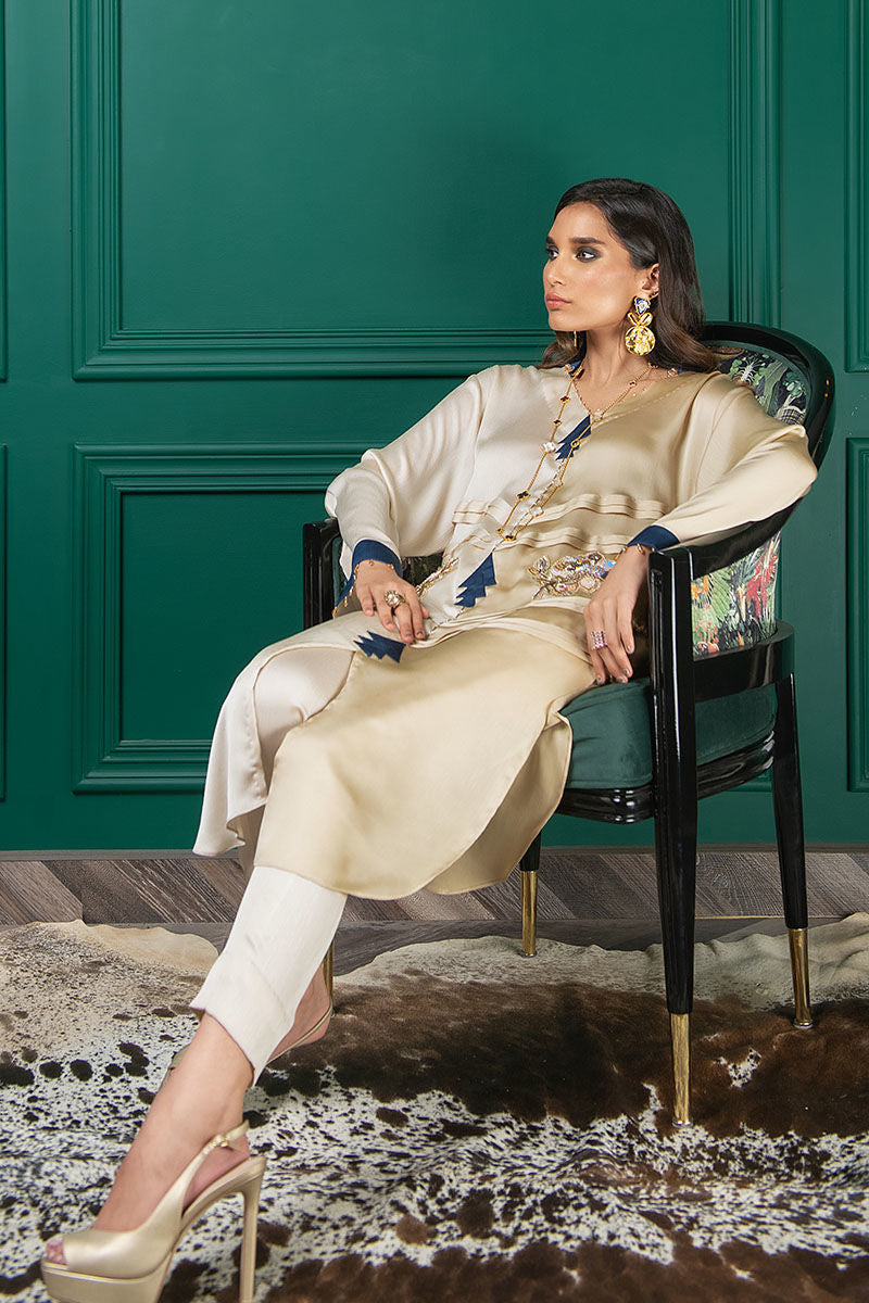 Wardha Saleem | Luxury Pret Fusion Wear | WS22-033 - House Of Anaya