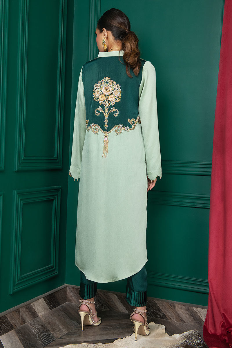 Wardha Saleem | Luxury Pret Fusion Wear | WS22-028 - House Of Anaya