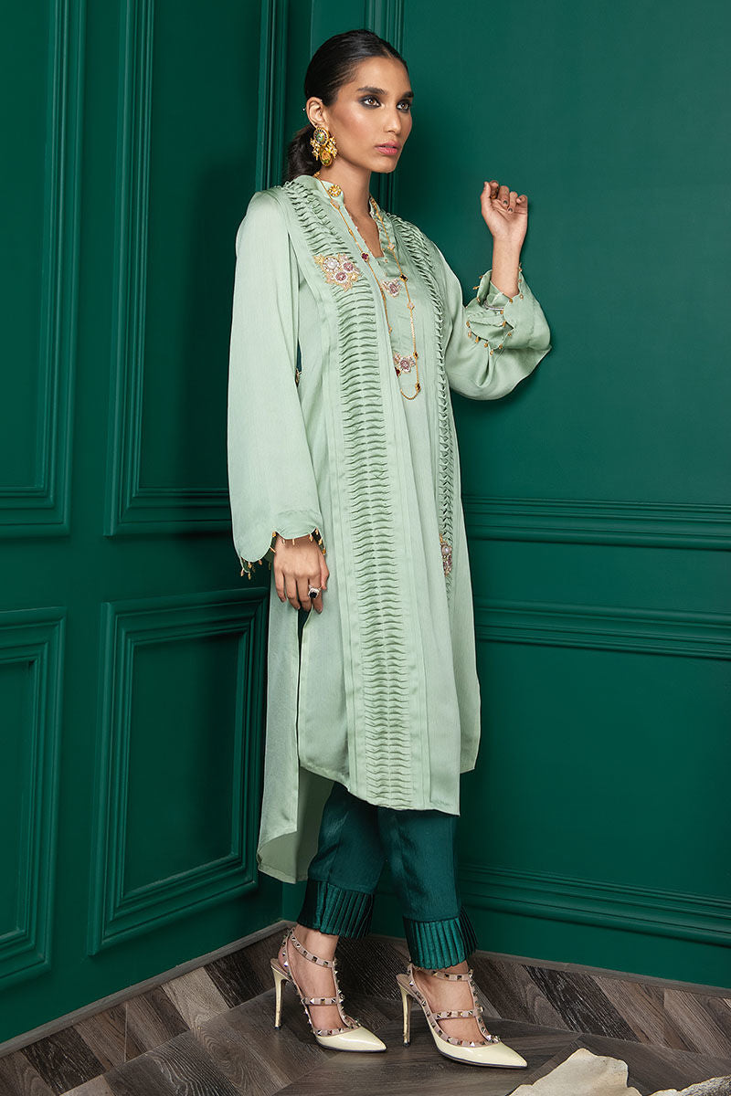 Wardha Saleem | Luxury Pret Fusion Wear | WS22-028 - House Of Anaya