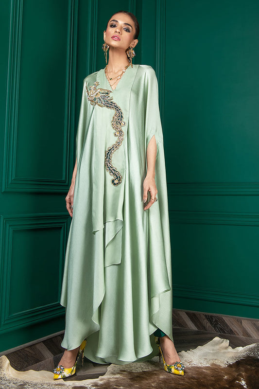 Wardha Saleem | Luxury Pret Fusion Wear | WS22-018 - House Of Anaya