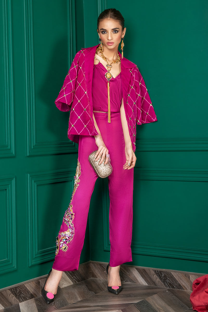 Wardha Saleem | Luxury Pret Fusion Wear | WS22-027 - House Of Anaya