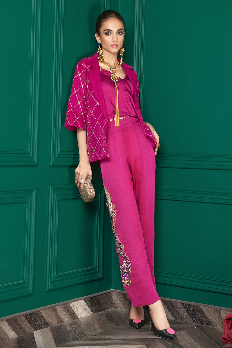 Wardha Saleem | Luxury Pret Fusion Wear | WS22-027 - House Of Anaya