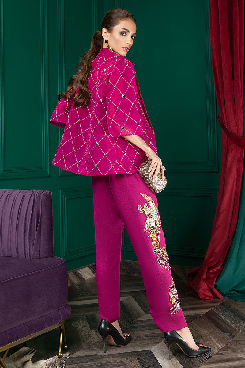 Wardha Saleem | Luxury Pret Fusion Wear | WS22-027 - House Of Anaya