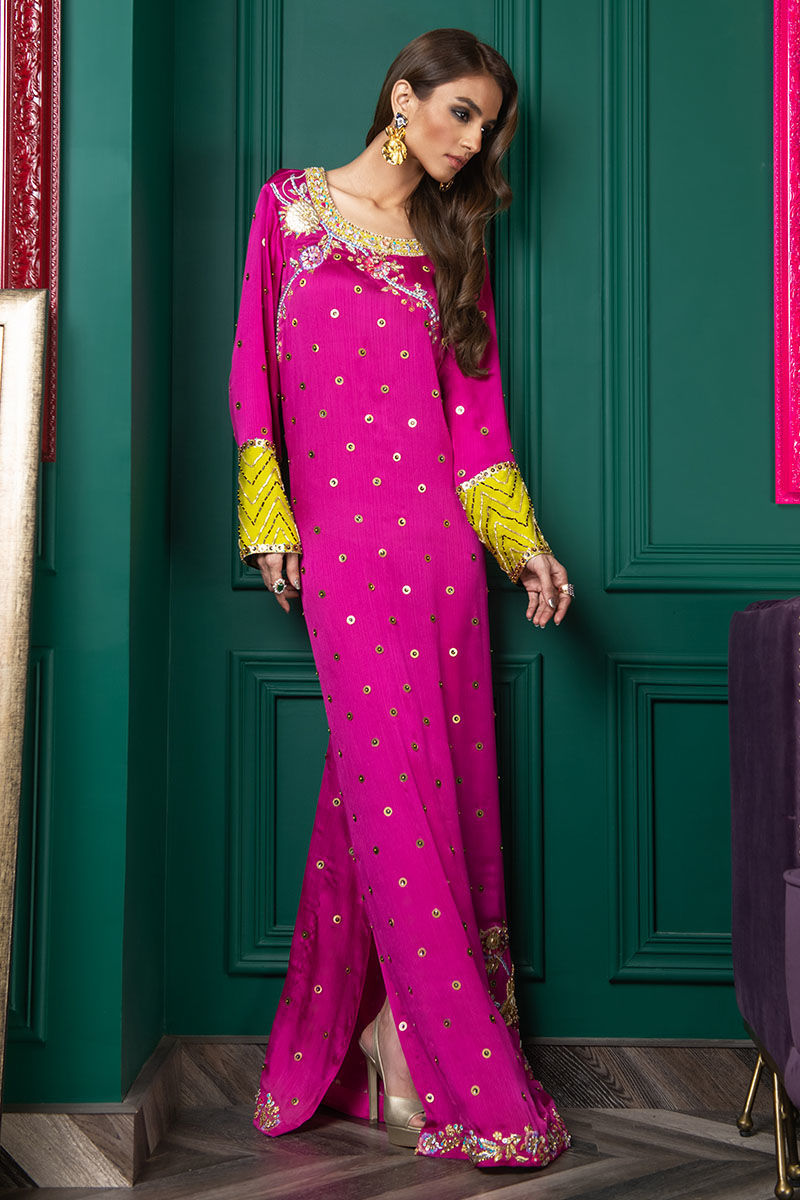 Wardha Saleem | Luxury Pret Fusion Wear | WS22-035 - House Of Anaya