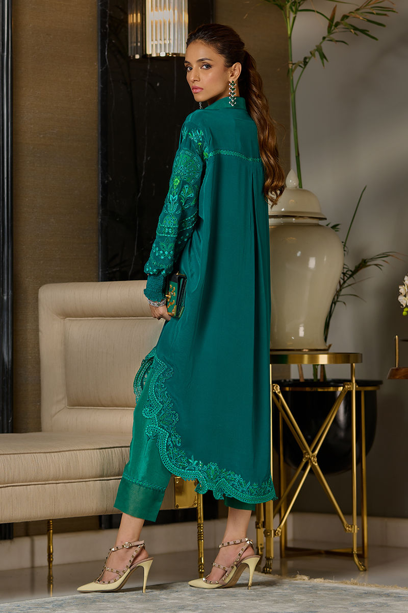 Wardha Saleem | Luxury Pret Traditional Wear | EMERALD - House Of Anaya