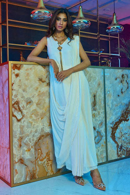 Wardha Saleem | Luxury Pret Fusion Wear | EMPRESS ?????? DRAPE - House Of Anaya