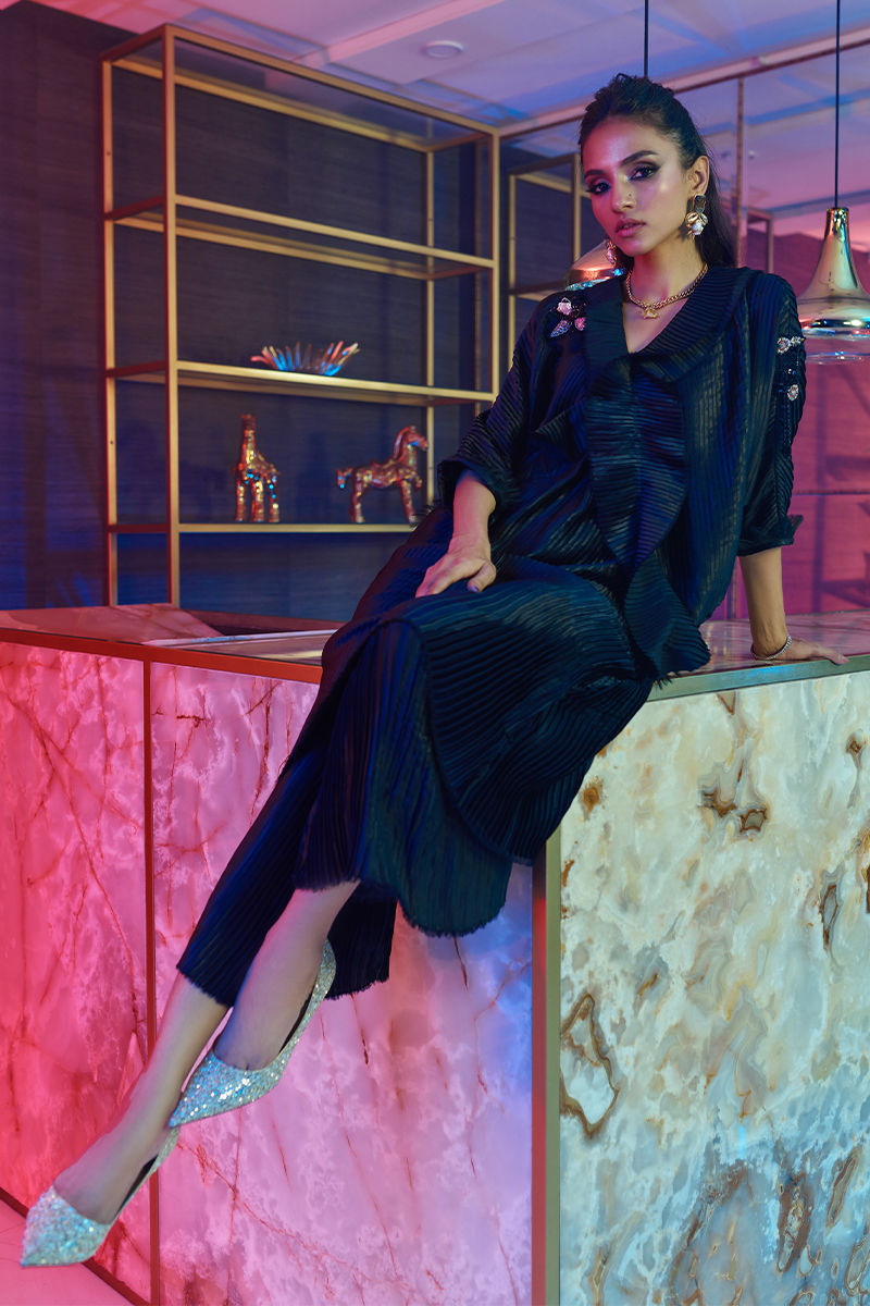 Wardha Saleem | Luxury Pret Fusion Wear | ENVY ?????? 3PC CORD SET - House Of Anaya