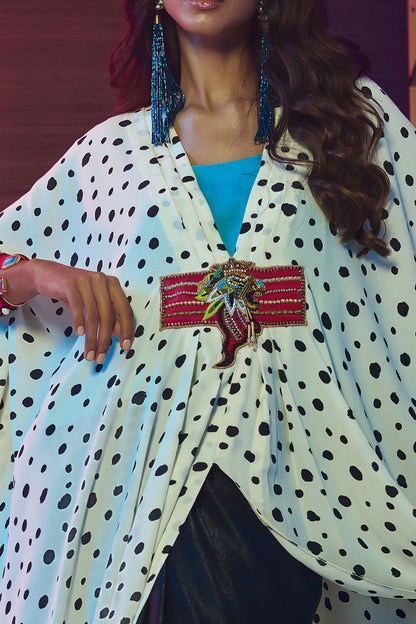 Wardha Saleem | Luxury Pret Fusion Wear | HOT SPOT?????? 3PC FORMAL DRAPE - House Of Anaya