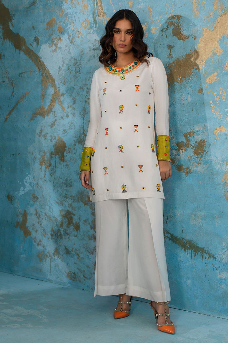 Wardha Saleem | Luxury Pret Fusion Wear | CALL ME NEON - House Of Anaya