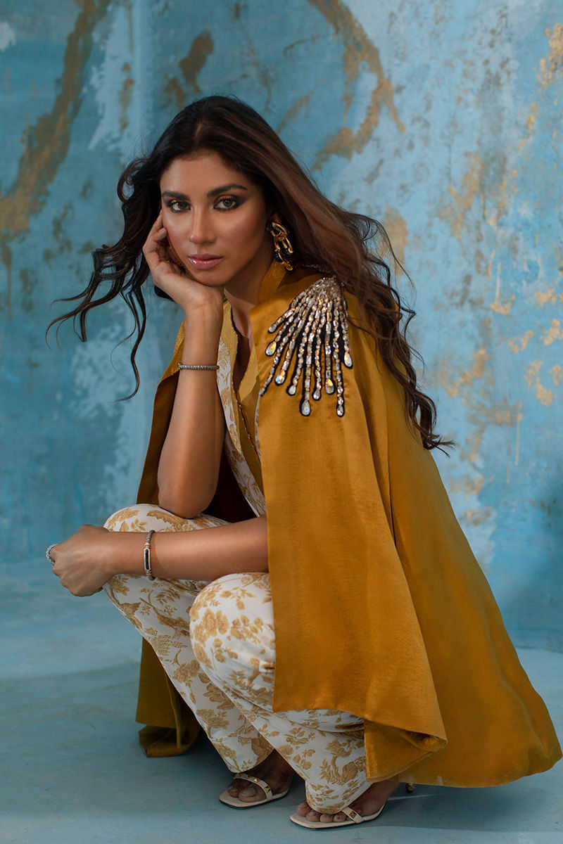 Wardha Saleem | Luxury Pret Fusion Wear | SUNSHINE - House Of Anaya