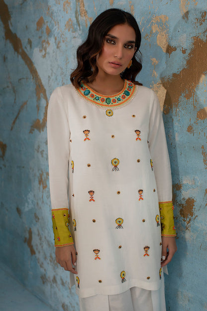 Wardha Saleem | Luxury Pret Fusion Wear | CALL ME NEON - House Of Anaya