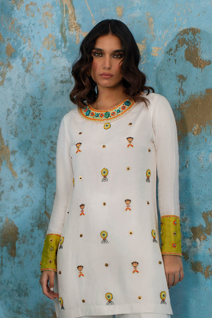 Wardha Saleem | Luxury Pret Fusion Wear | CALL ME NEON - House Of Anaya