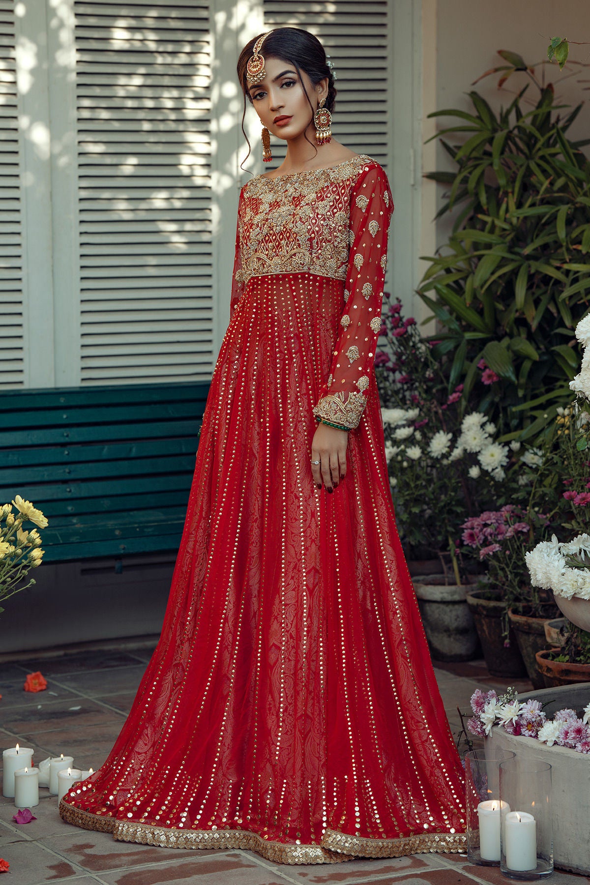 Annus Abrar | Festive Formal | Mira Crimson