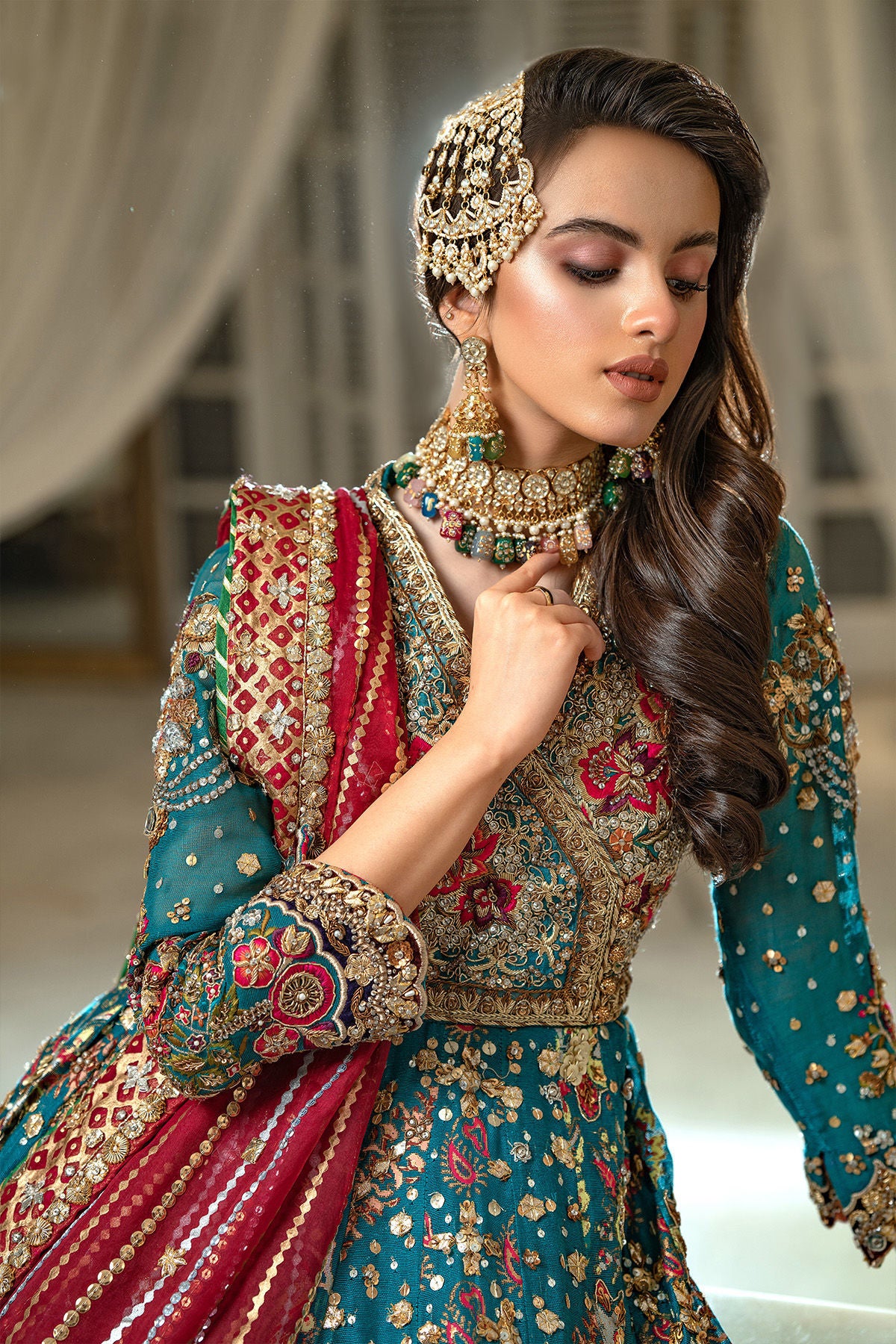 Annus Abrar | Festive Formal | Myrah Kalidar - Emerald